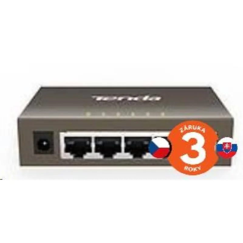 Tenda TEG1005D 5-portový gigabitový ethernetový prepínač, 10/100/1000Mbps…
