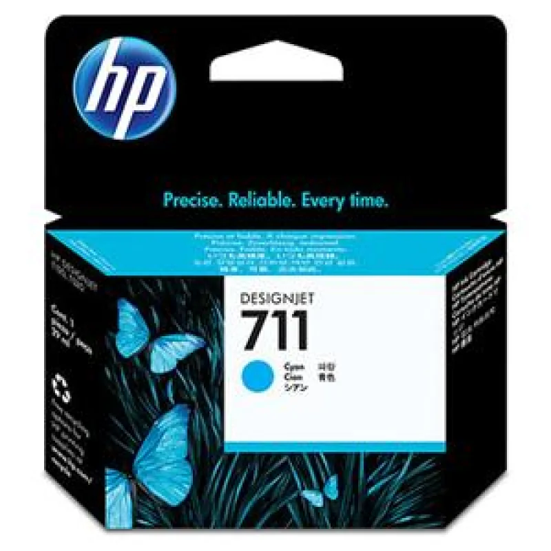 HP no 711 - azúrová atramentová kazeta, CZ130A CZ130A