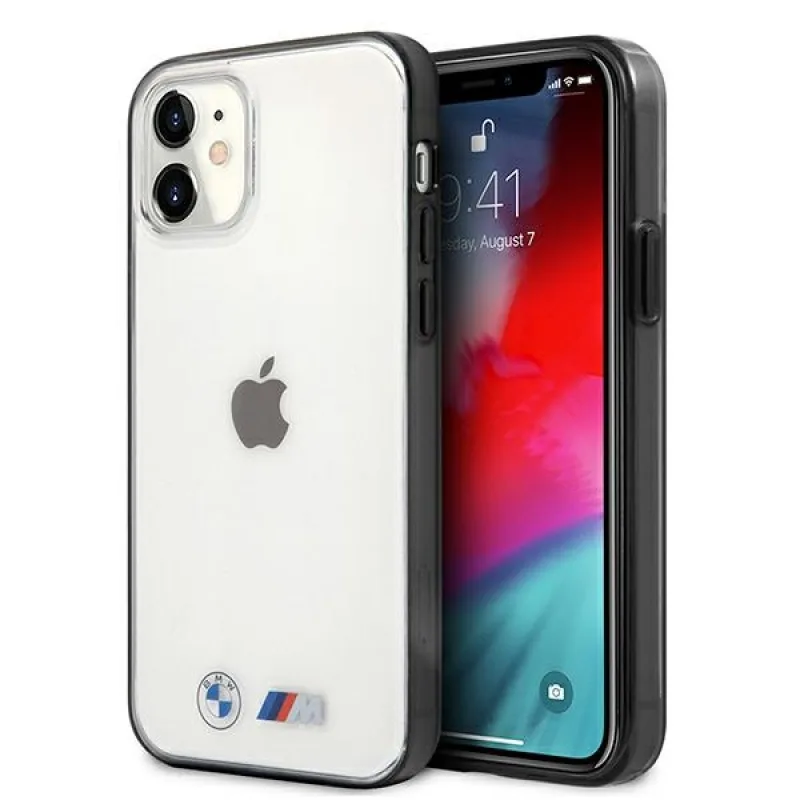 BMW Sandblast Case pre iPhone 12 mini – priehľadné