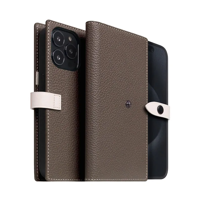 SLG Design puzdro D8 Magsafe Hybrid Full Grain Leather pre iPhone 15 Pro …