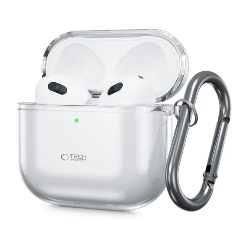 Puzdro Tech-Protect FLEXAir pre Apple AirPods 4 – priehľadné