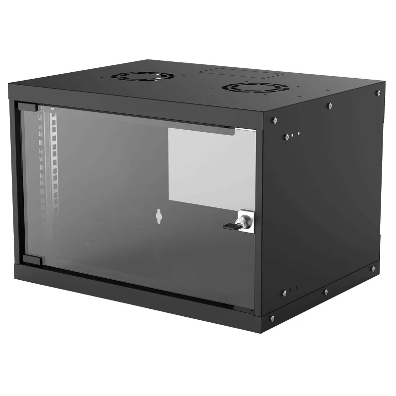 Intellinet 19" rack BASIC 6U/ 400 mm, čierny, rozložený flatpack 714143