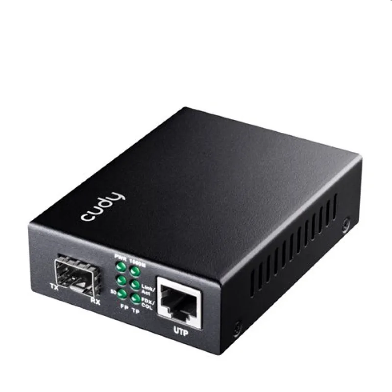 Cudy MC220P - 10/100/1000M SFP Slot to 10/100/1000M PoE+ Port, IEEE 802…
