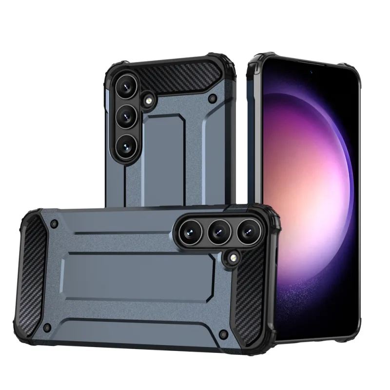 Kryt Hybrid Armor pre Samsung Galaxy S24+ armored - modrý