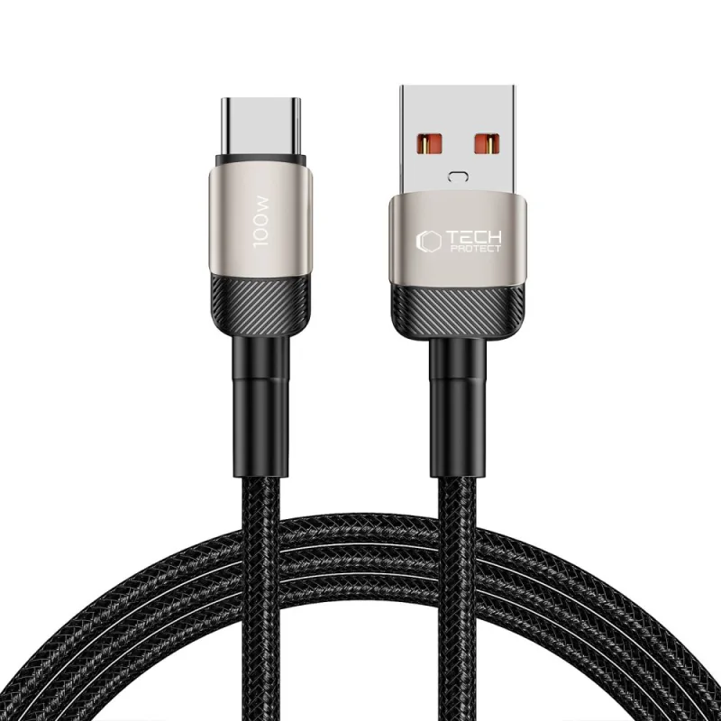 Kábel Tech-Protect UltraBoost Evo USB-C / USB-A 100W 5A 2m - titánový