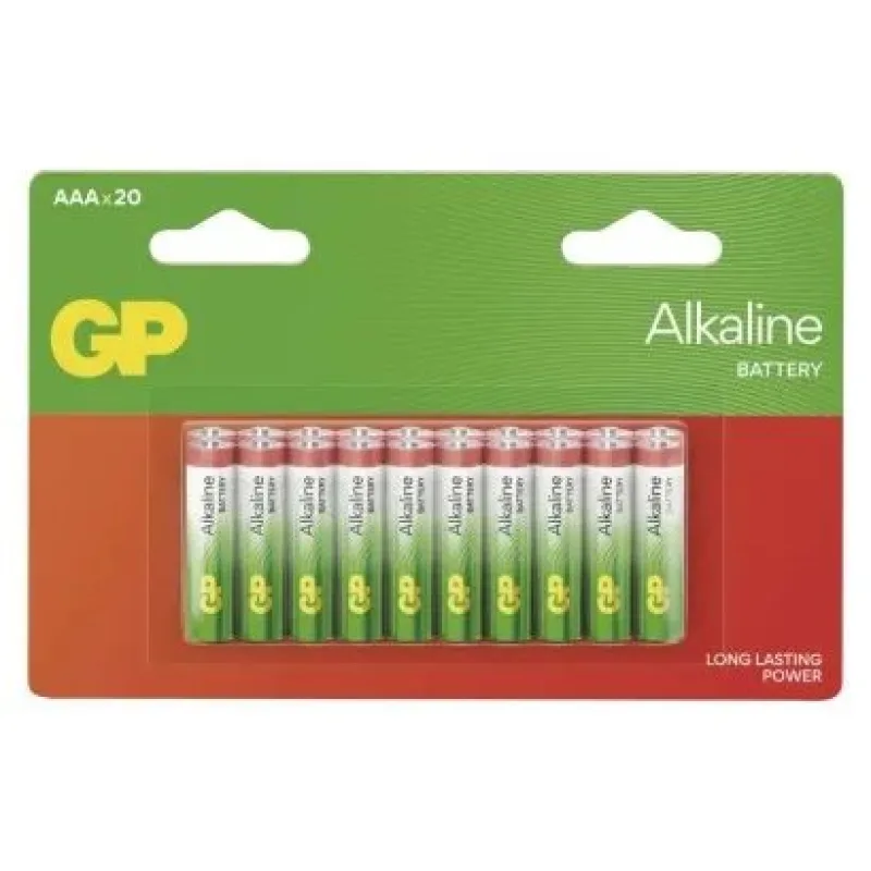 EMOS GP Alkalická batéria Alkaline LR03 (AAA), 20 ks
