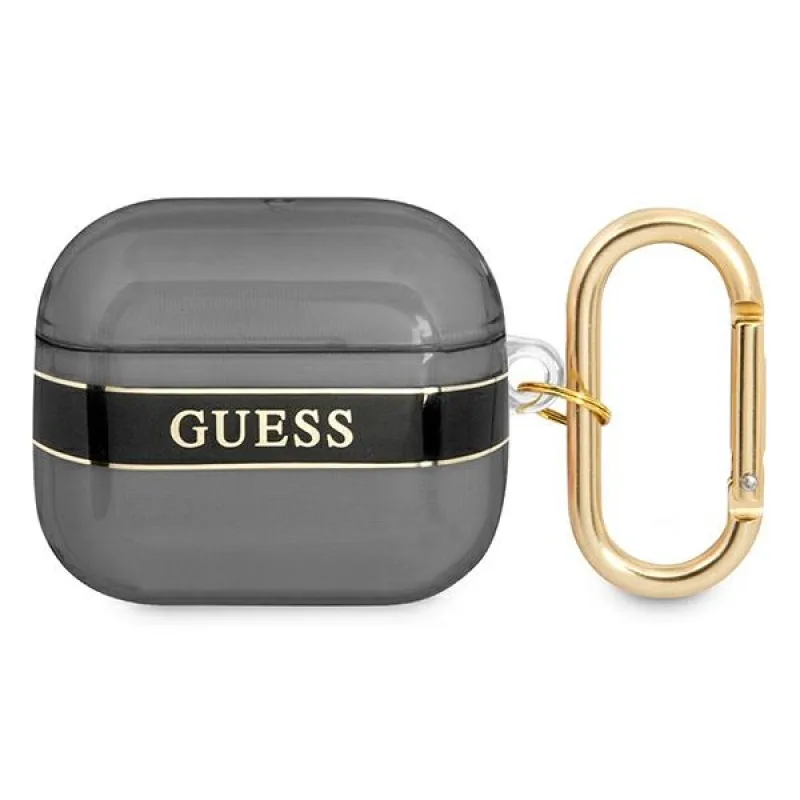 Guess GUA3HHTSK kryt AirPods 3 black/black Strap Collection