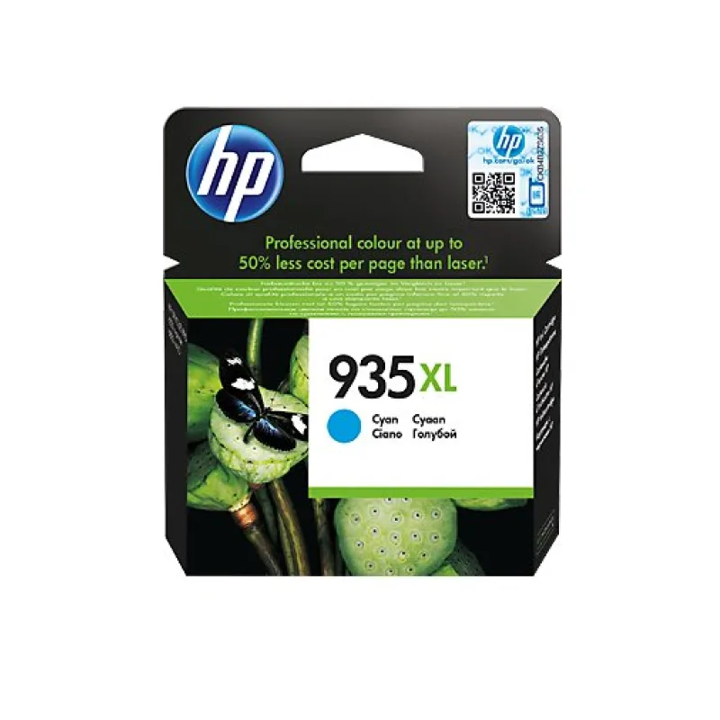 HP Azúrová originálna atramentová kazeta s vysokou výťažnosťou HP 935XL…