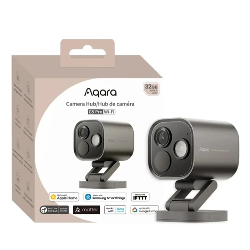 Aqara Smart Home Hub (Riadiaca jednotka) s Kamerou G5 Pro WiFi, tmavo sivý