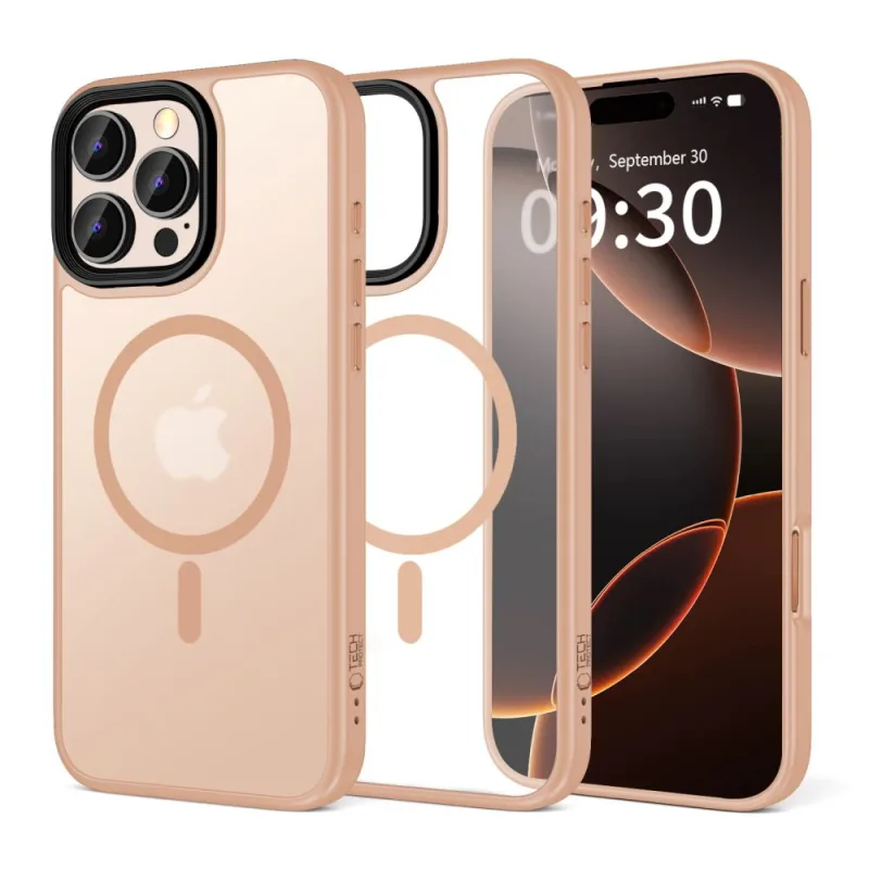 Puzdro Tech-Protect MagMat MagSafe iPhone 16 Pro Max – ružové