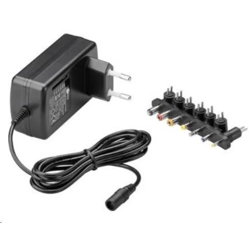 Goobay Univerzální napájecí adaptér 230V/ 9V-24V max. 24 W a 1, 5…