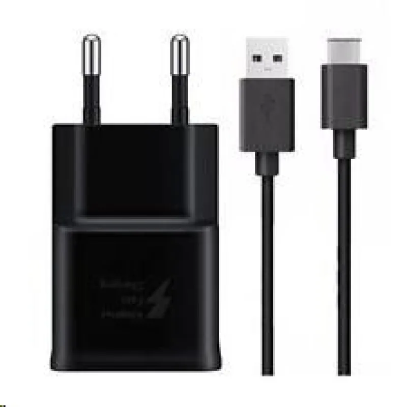 Samsung síťová nabíječka EP-TA200EBE + EP-DG970BBE, USB-C, 15 W, černá…