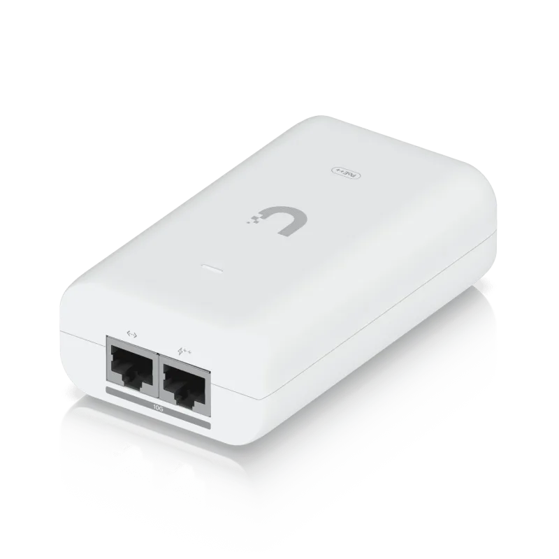 Ubiquiti UACC-PoE++-10G 10Gigabit PoE injektor 54V/1,25A (60W) biely