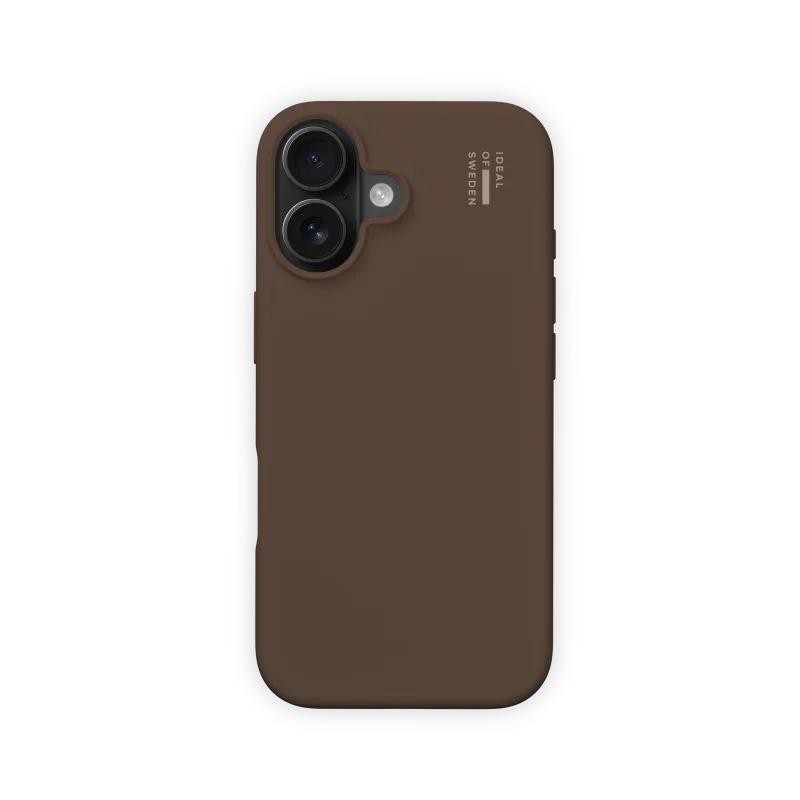 iDeal Silicone Case MagSafe iPhone 16 Mocha Mousse