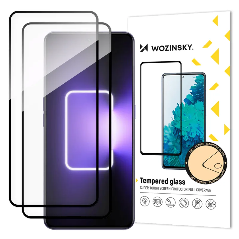 Tvrdené sklo Wozinsky Full Glue pre Realme GT Neo 5 / Realme GT3, 2-balenie