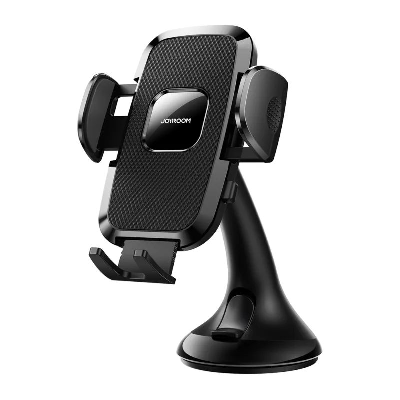 Joyroom JR-ZS259 mechanický držiak do auta univerzálny na telefón na kokpit / okno - čierny