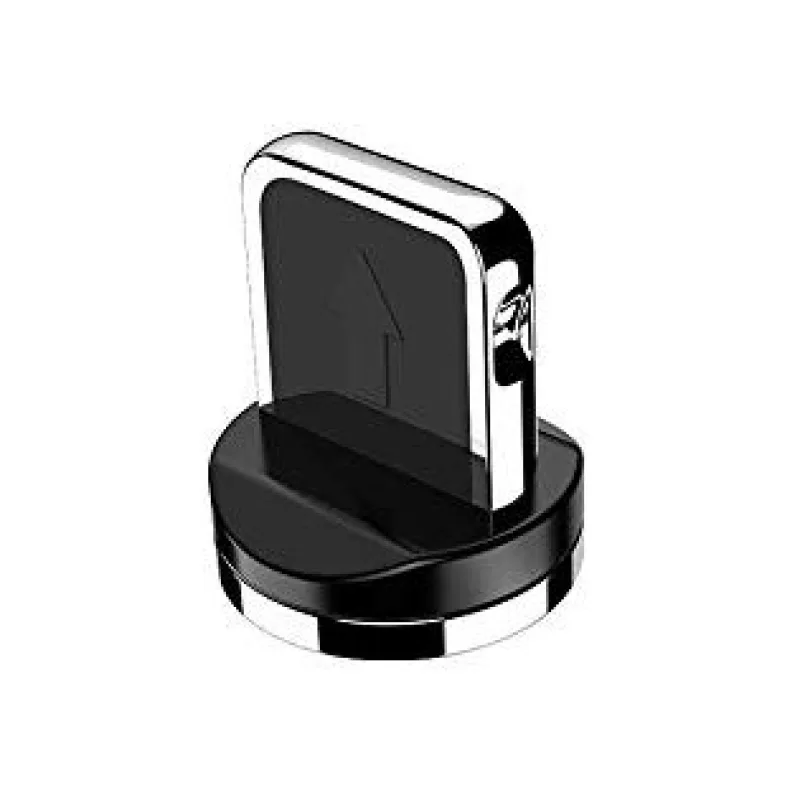 Zásuvkový adaptér pre magnetický USB kábel Lightning strieborný