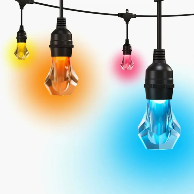 Nanoleaf Matter Smart Multicolor Outdoor String Lights Smarter Kit 15m…