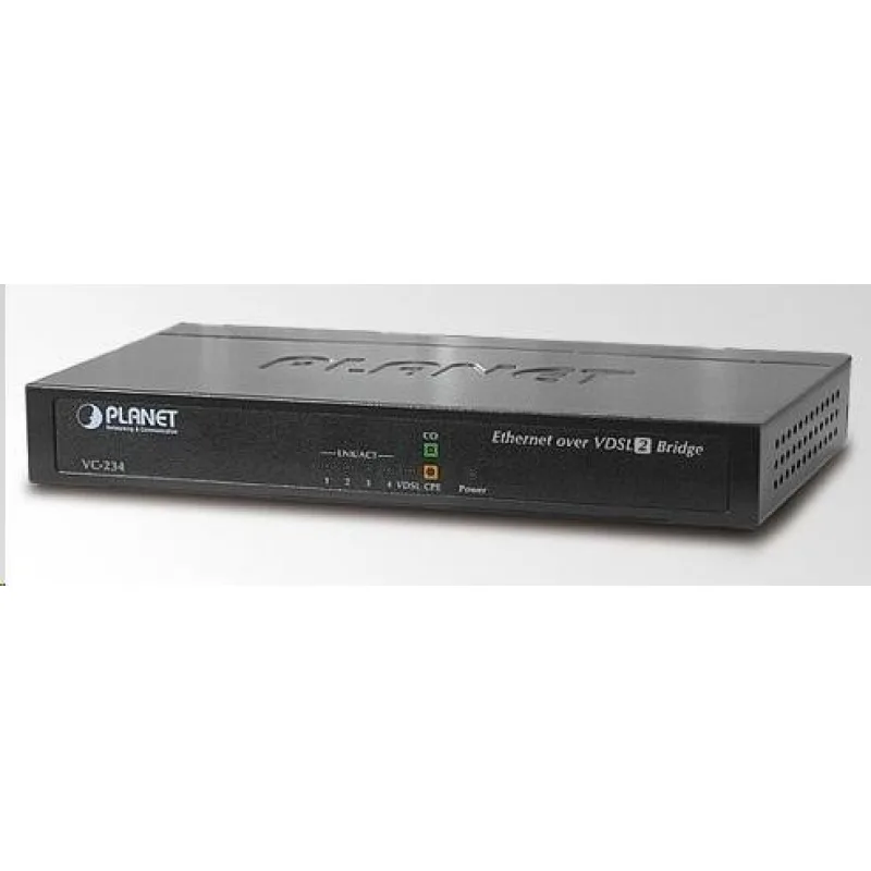 Planet VC-234, Eth. VDSL2 konvertor, 100Mbit, master/ slave, 2x RJ-11…