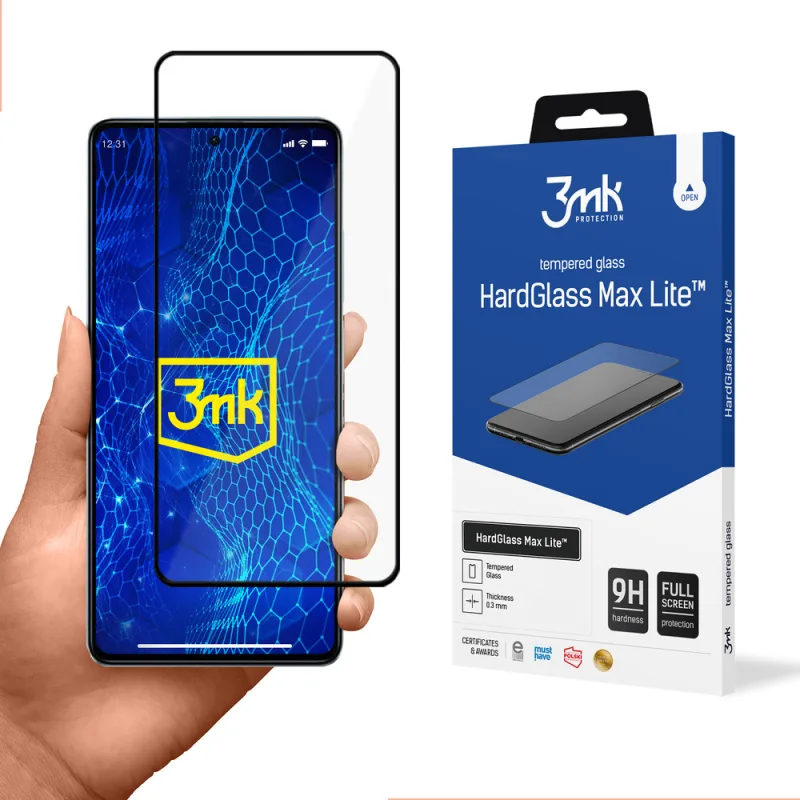 Tvrdené sklo pre Xiaomi Redmi Note 12 Pro 9H zo série 3mk HardGlass Lite