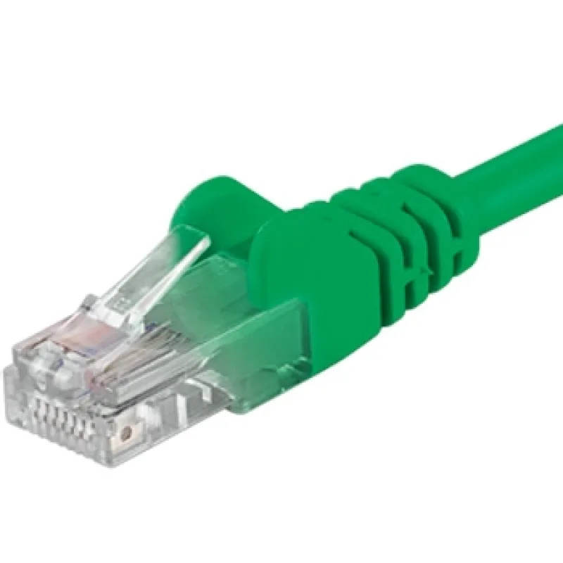 PremiumCord Patch kábel UTP RJ45-RJ45 level 5e 2m zelená sputp02G