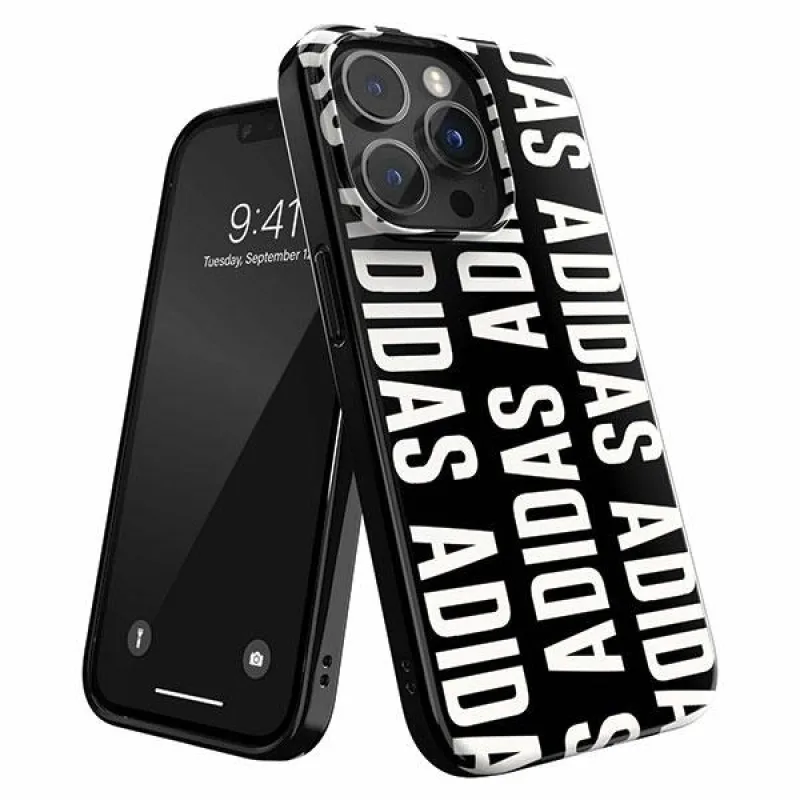 Puzdro Adidas OR Snap Case Logo iPhone 14 Pro 6,1" čierno/čierne 50246