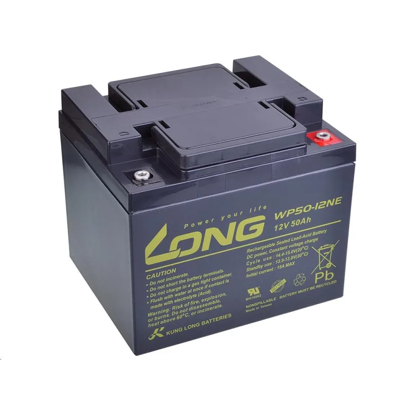 Dlhá olovená batéria 12V 50Ah DeepCycle AGM M6 (WP50-12NE) PBLO-12V050…