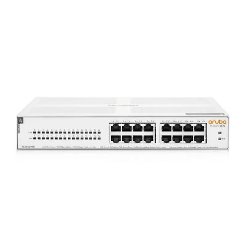 HPE Networking Instant On Switch 16p Gigabit CL4 PoE 124W 1430 R8R48A#ABB