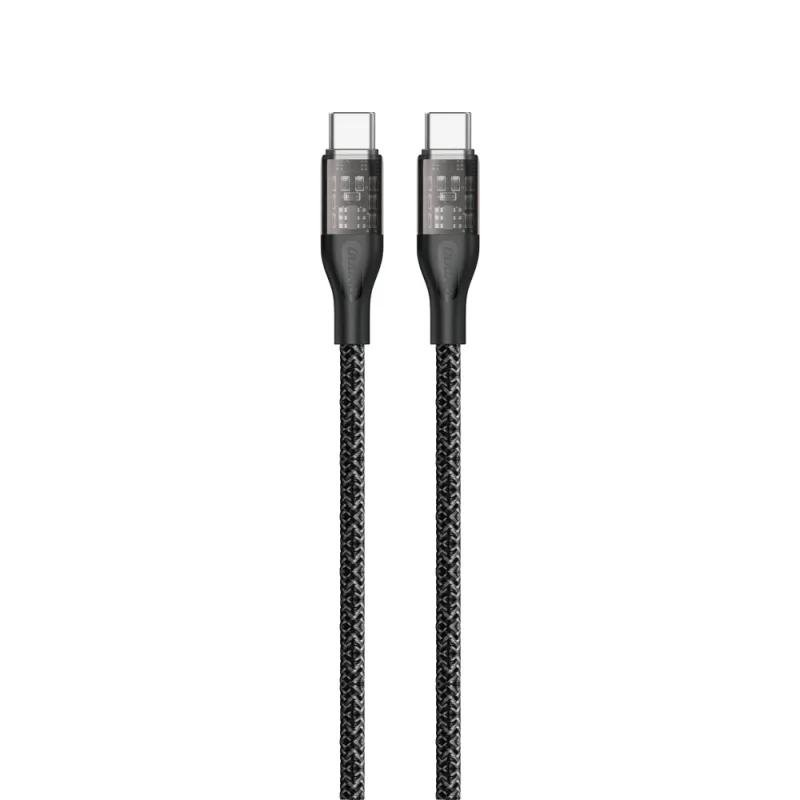 Dudao L22C USB-C - USB-C kábel 120W 1m - sivý