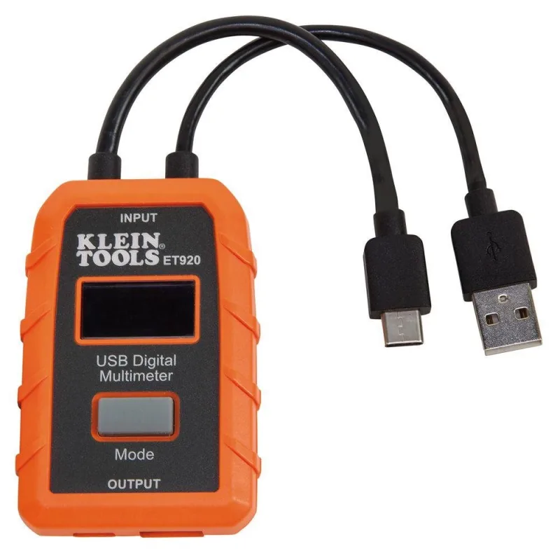 KLEIN TOOLS - USB Digitální měřič, USB-A a USB-C ET920