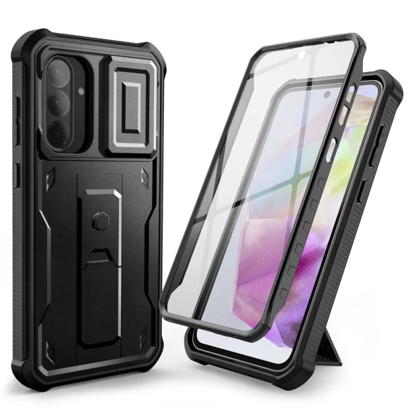 Puzdro Tech-Protect Kevlar Cam+ pre Samsung Galaxy A36 5G – čierne