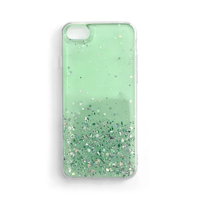 Wozinsky Star Glitter Shining Cover pre Samsung Galaxy A42 5G zelený