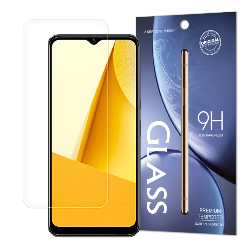 Tvrdené sklo Vivo Y16 / Y02s tvrdené sklo 9H tvrdosť (balenie - obálka)