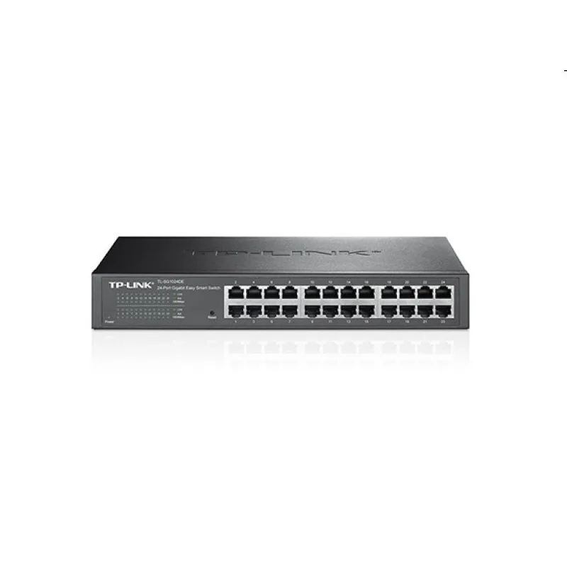 tp-link TL-SG1024DE, 24 port Gigabit Easy Smart Switch, 24x 10/100/1000M RJ45 ports, MTU, Tag-Based, VLAN, QoS, IGMP, st