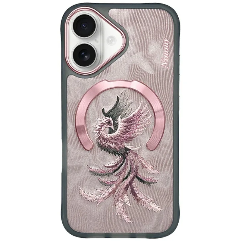 Puzdro Nimmy Magnetic Fantasy Animal MagSafe iPhone 16 – ružové zlato