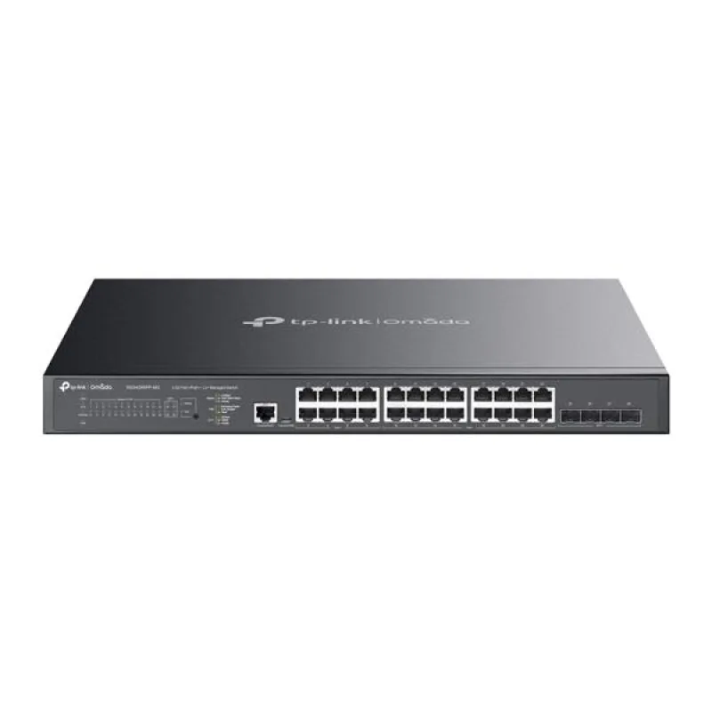 Omada 24-Port 2.5GBASE-T and 4-Port 10GE SFP+ L2+ Managed Switch with 16…