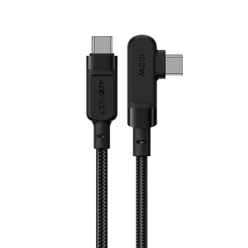 Acefast C5-03 Black USB-C - USB-C PD QC kábel 100W 5A 480Mb/s 2m - čierny