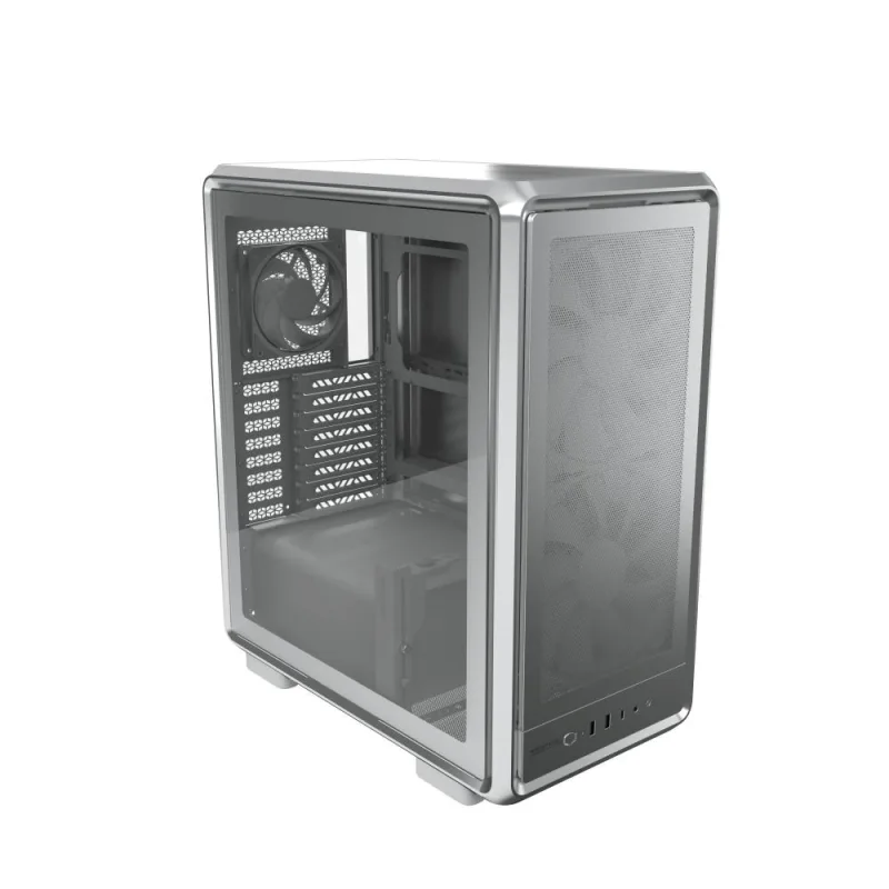 Cooler Master case MasterFrame 500 Mesh Silver, Průhledná bočnice, ATX,…