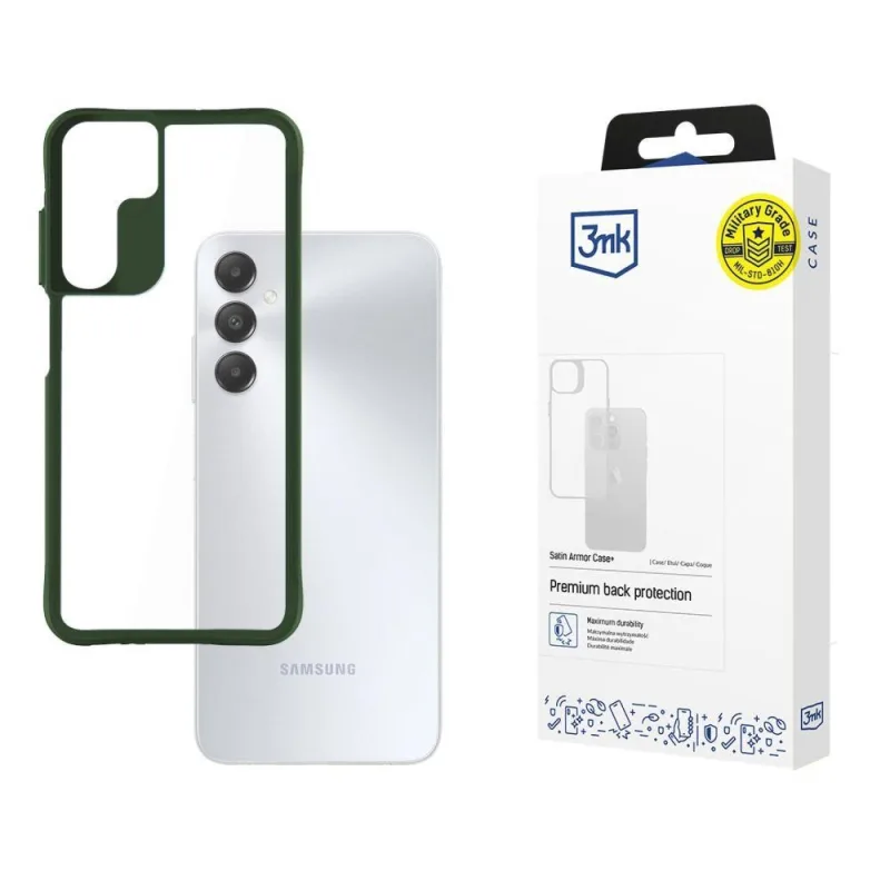 3mk ochranný kryt Satin Armor Case+ Green pro Samsung Galaxy A15 5G…