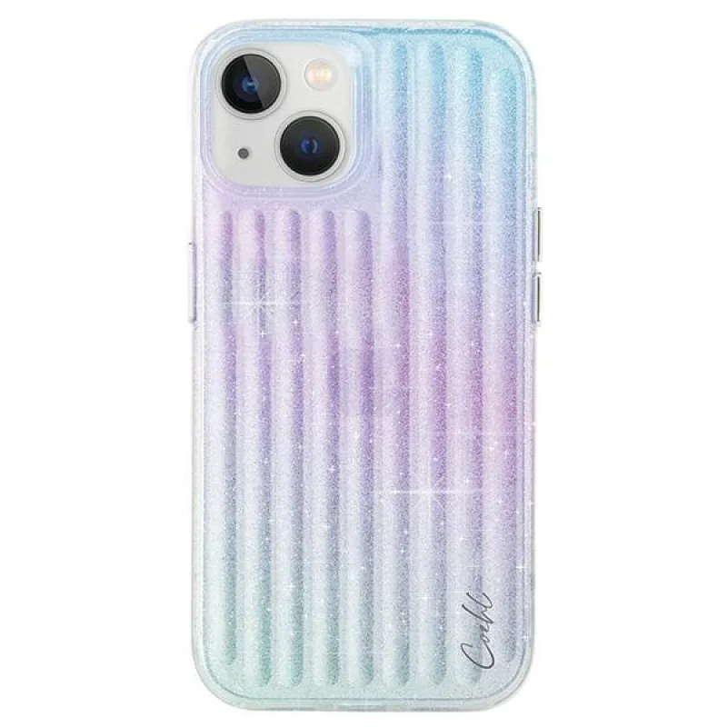 Puzdro Uniq Coehl Linear pre iPhone 15 - ružové a modré