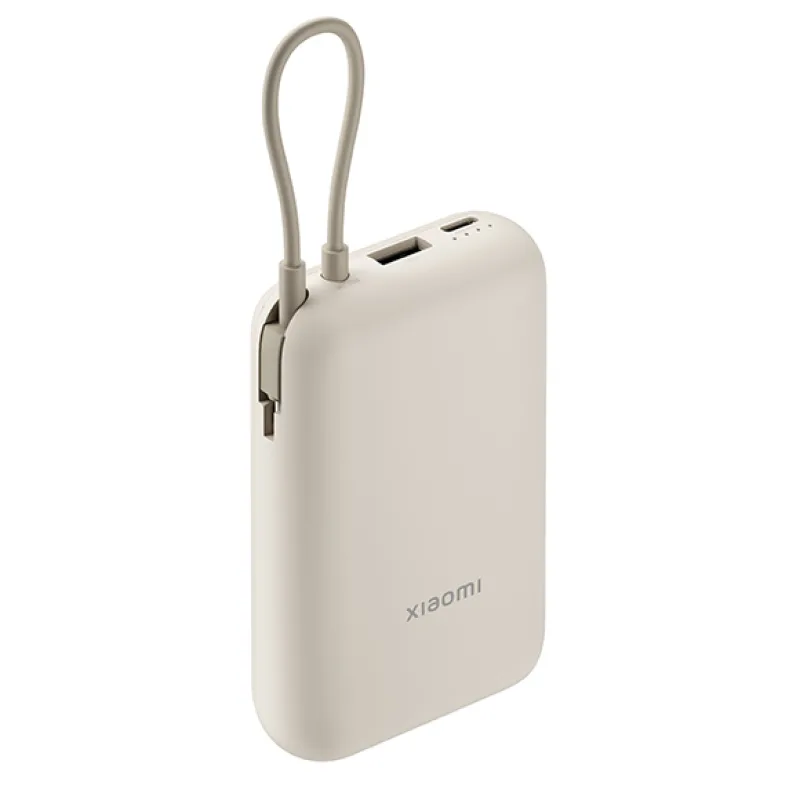Xiaomi Power Bank 10000mAh 22,5W itegr.USB-C kabel Tan
