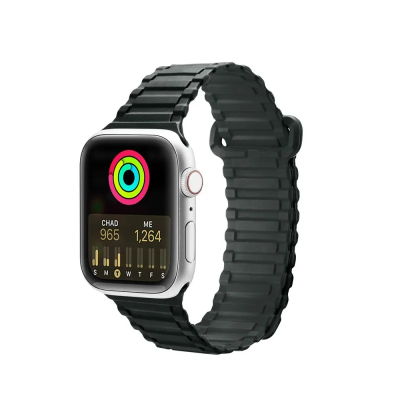 Dux Ducis Strap (Armor Version) remienok Apple Watch Ultra, SE, 9, 8, 7, 6, 5, 4, 3, 2, 1 (49, 45, 44, 42 mm) silikónový magnetický remienok náramok z
