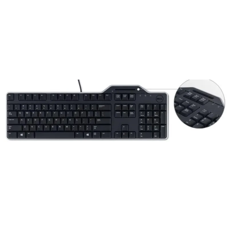 DELL KB813, SmartCard, USB klávesnica, SK layout, Black