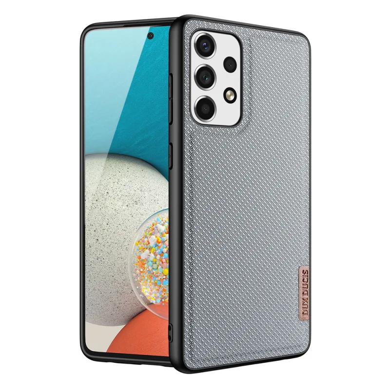 Puzdro Dux Ducis Fino je vyrobené z nylonového materiálu pre Samsung Galaxy A73 blue