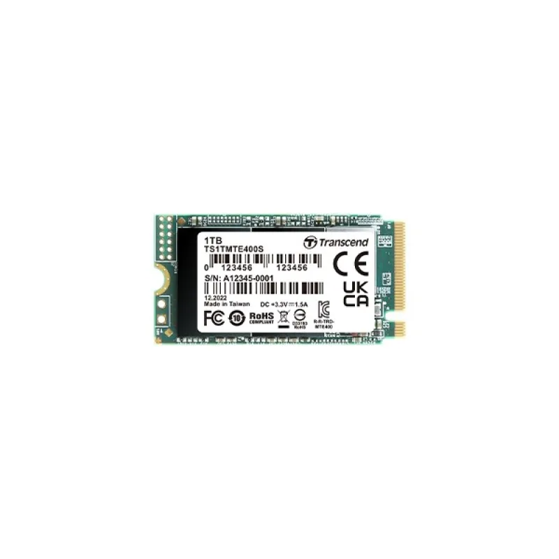 TRANSCEND SSD 400S 256GB, M.2 2242, PCIe Gen3x4, NVMe, 3D TLC, bez…