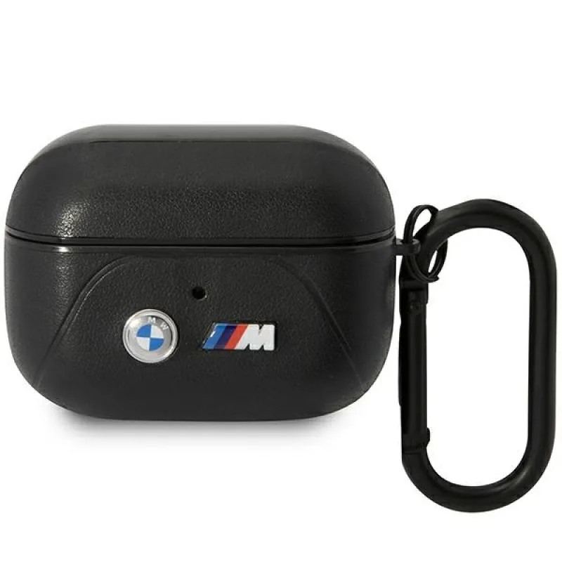 BMW BMAP22PVTK kryt AirPods Pro black/black Leather Curved Line