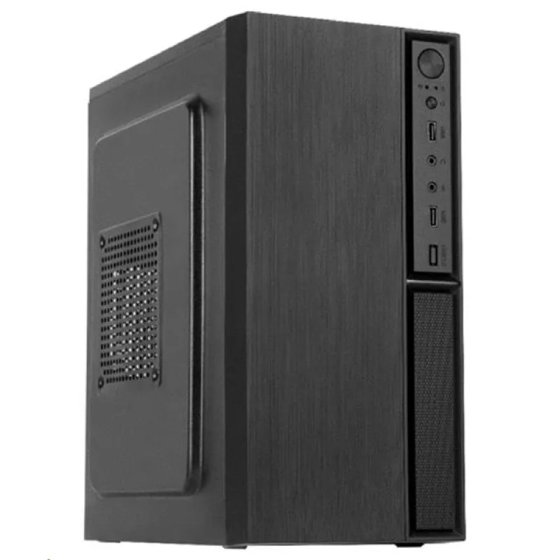 Eurocase MC MF-320B, skrinka mATX, 2xUSB3.0 + USB-C čierna MC MF-320B-C