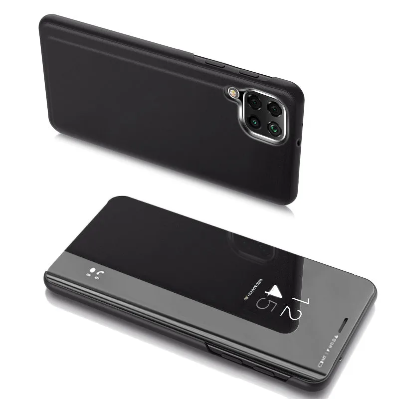 Kryt Clear View Case pre Samsung Galaxy A22 4G čierny