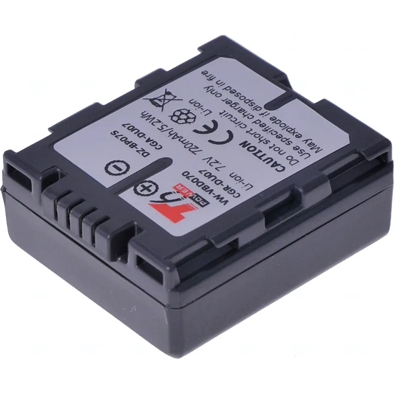 Batéria T6 power Panasonic VW-VBD070, CGA-DU07, CGR-DU07, Hitachi DZ…