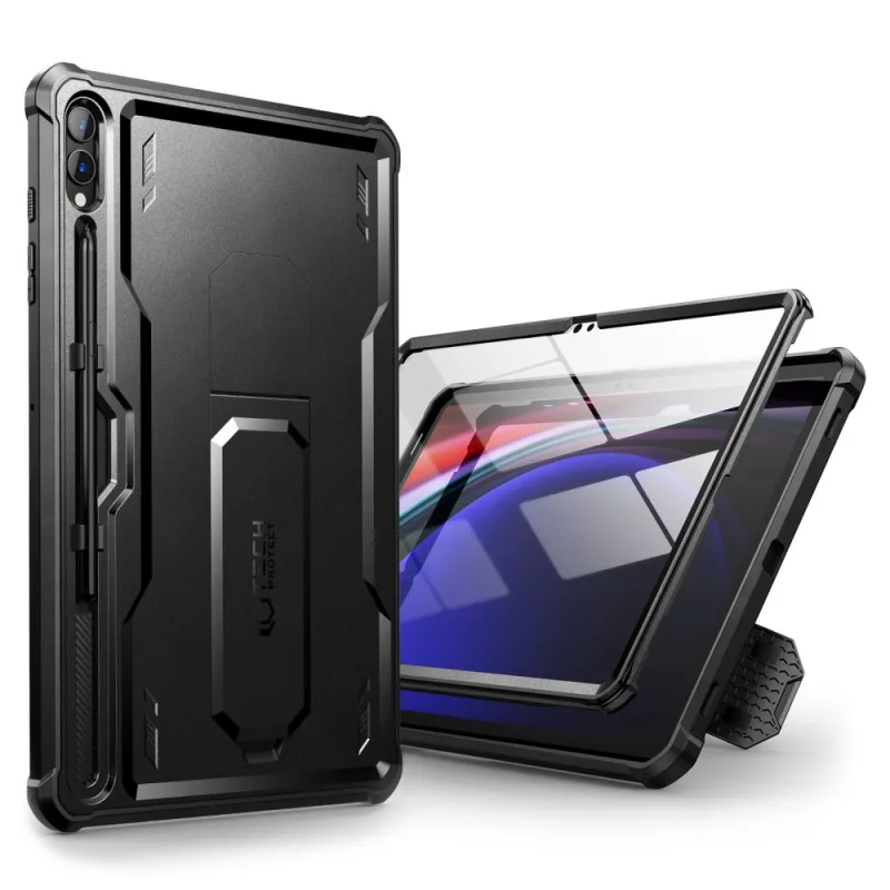 Puzdro Tech-Protect Kevlar Pro pre Samsung Galaxy Tab S9+ 12,4" X810 / X816B – čierne